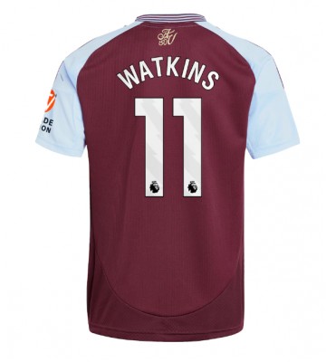 Aston Villa Ollie Watkins #11 Primera Equipación 2024-25 Manga Corta